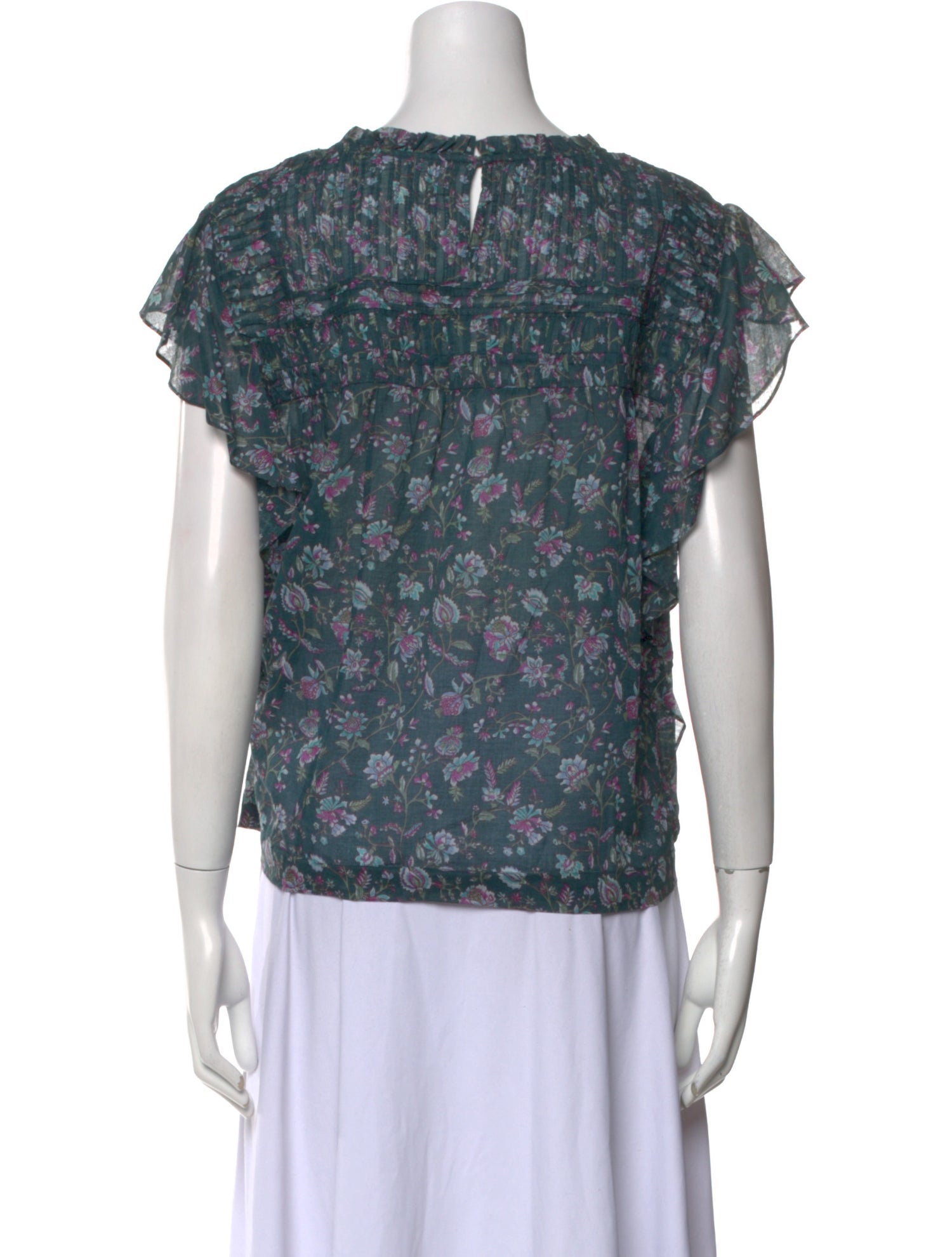 Étoile Isabel Marant Printed Scoop Neck Blouse